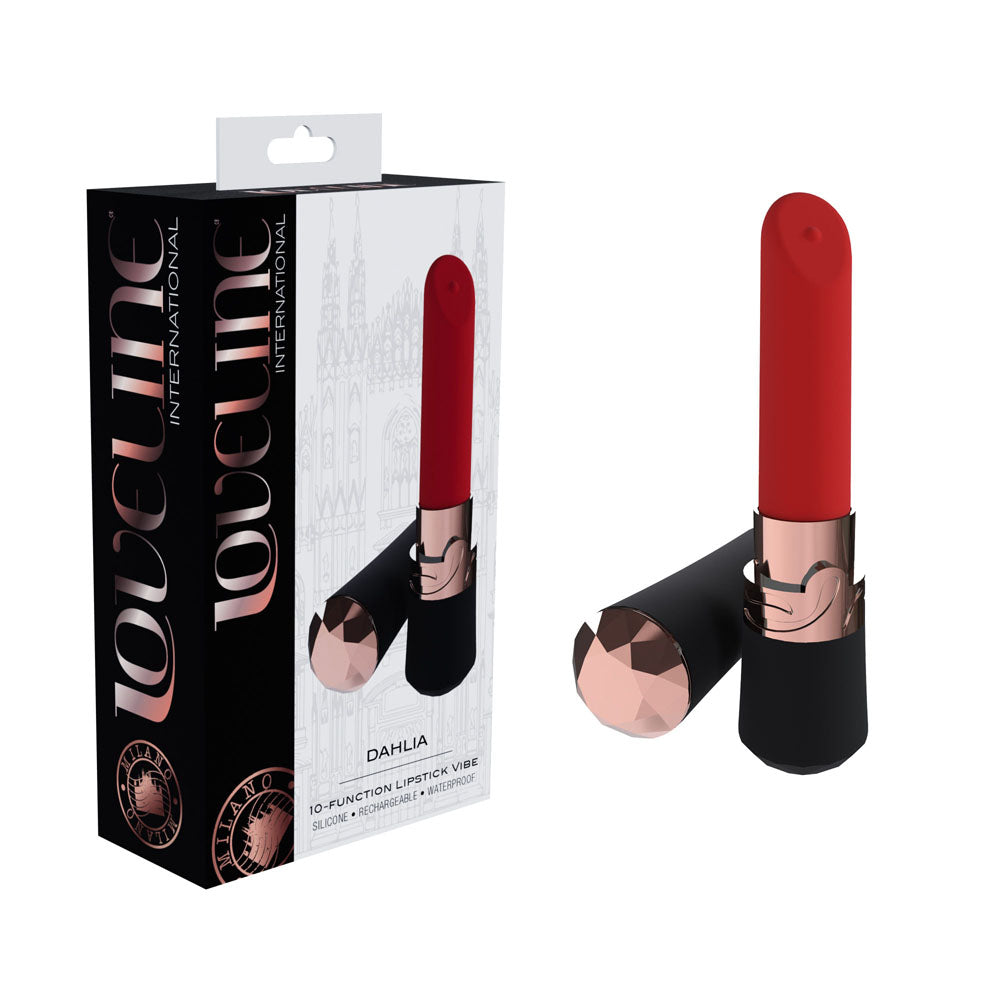Shots Toys LOVELINE Dahlia USB Rechargeable Lipstick Vibrator 12.5cm Shots Toys