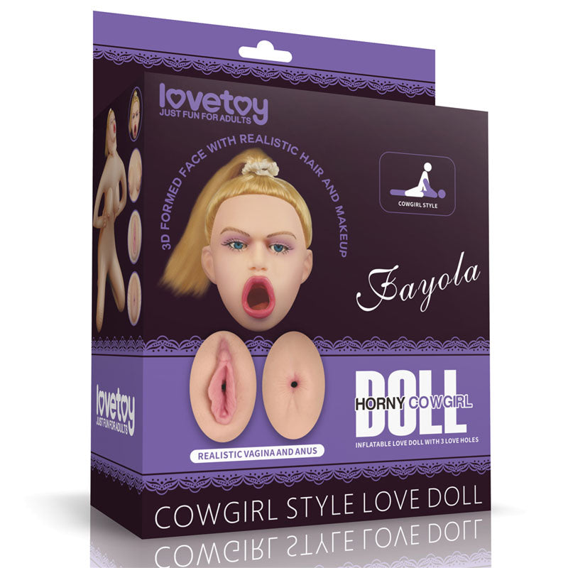 Lovetoy Fayola Horny Cowgirl Inflatable Love Doll Lovetoy Main image