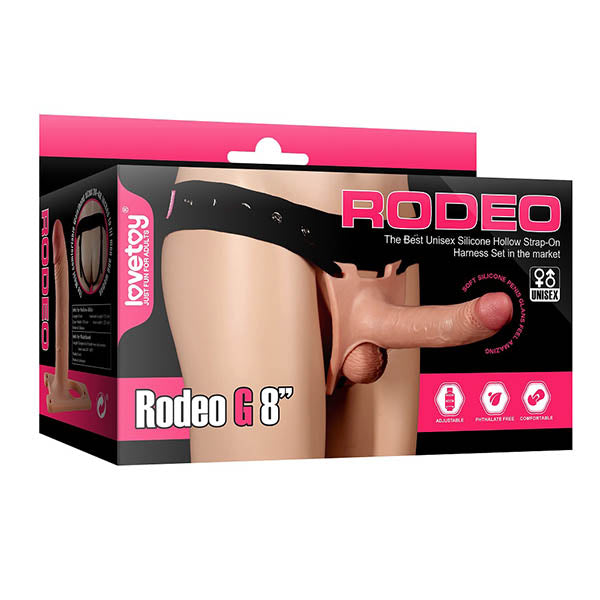 Ingen Hollow G 8'' - Flesh 20.3 cm Hollow Strap-On Lovetoy Main image