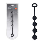 Shots Toys LEVELZ Round Silicone Anal Balls 20mm Black Shots Toys