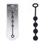 Shots Toys LEVELZ Round Silicone Anal Balls 20mm Black Shots Toys
