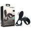 Shots Toys LEVELZ USB Rechargeable Vibrating Cock & Ball Ring With Shaft Loop Black Shots Toys
