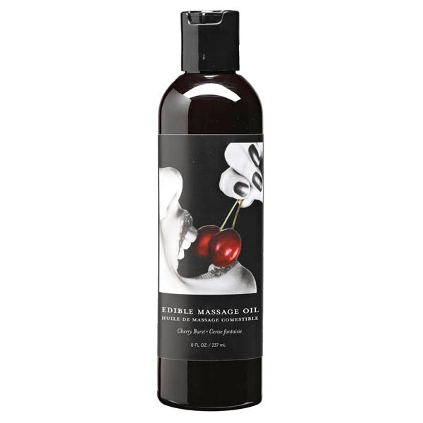 Earthly Body Flavoured Edible Massage Oil 237ml Bottle Earthly Body
