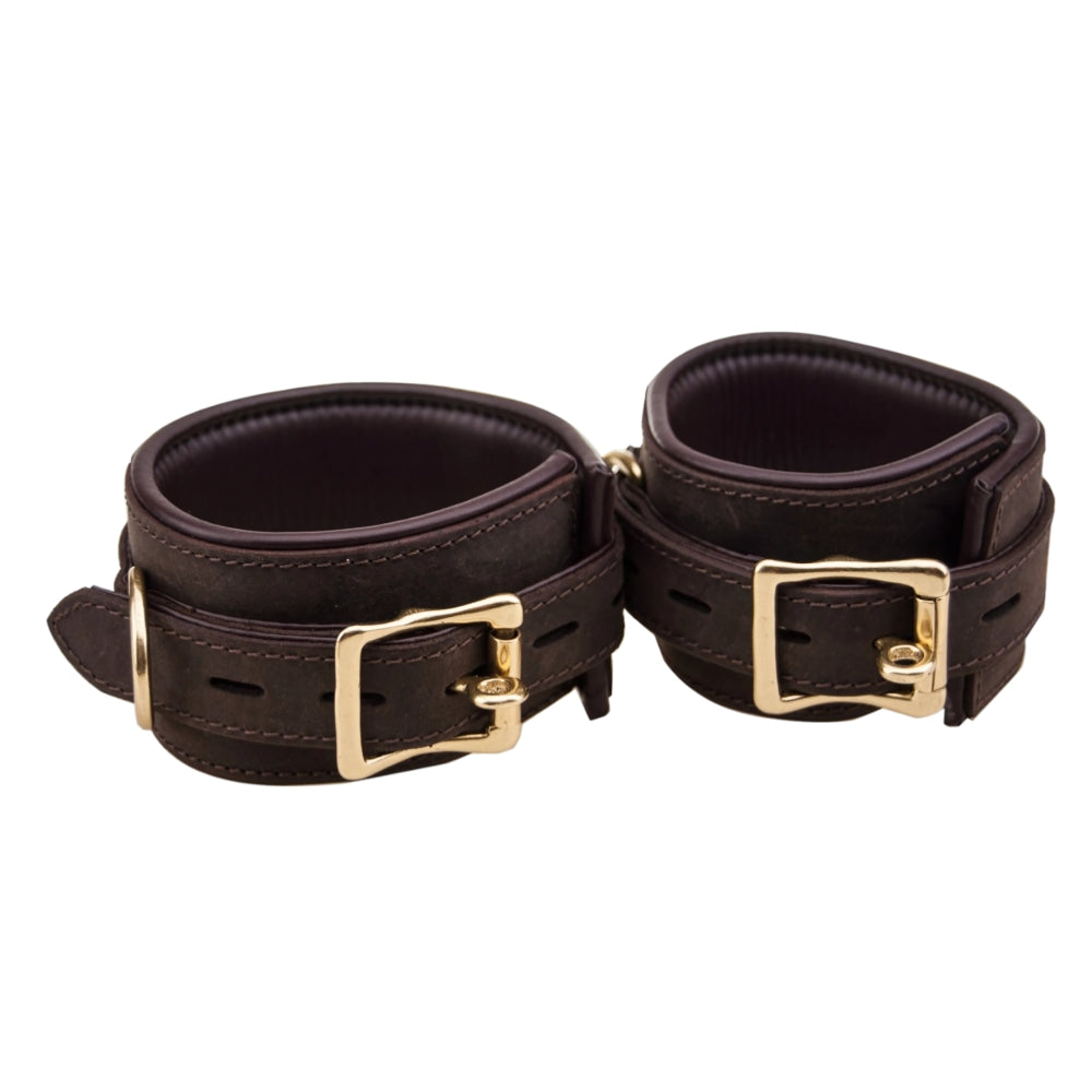 Bound Nubuck Leather Wrist Restraints Main image
