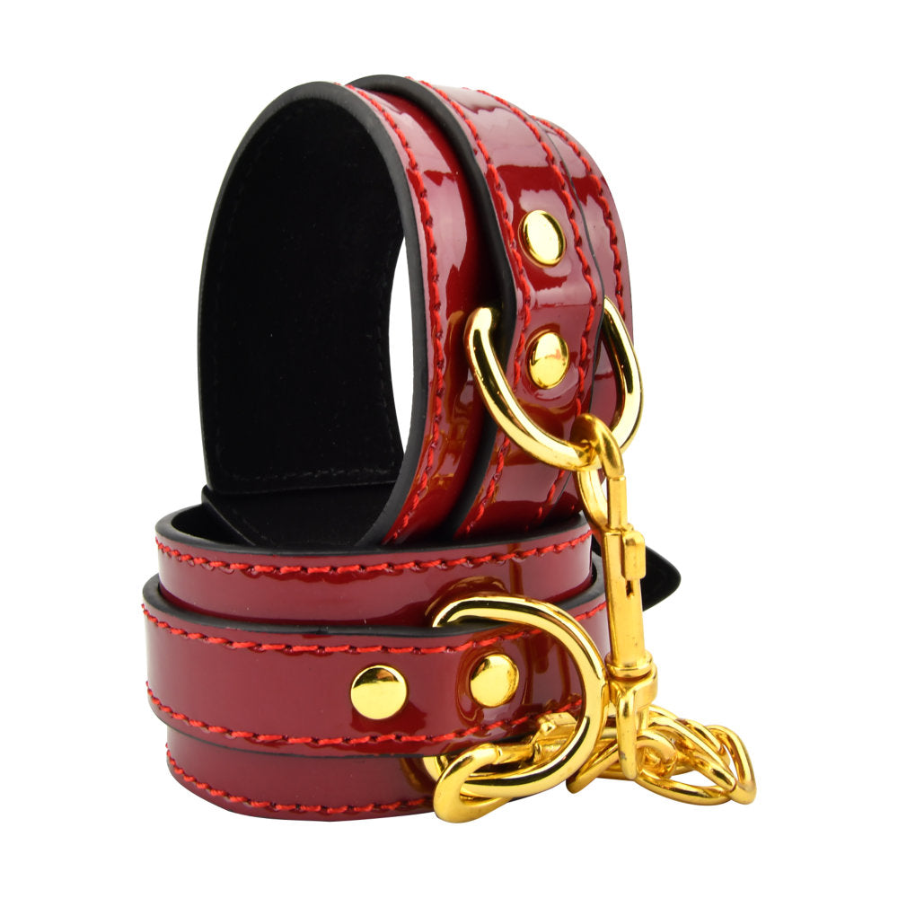 Bound to Please Wrist Cuffs Red Main image