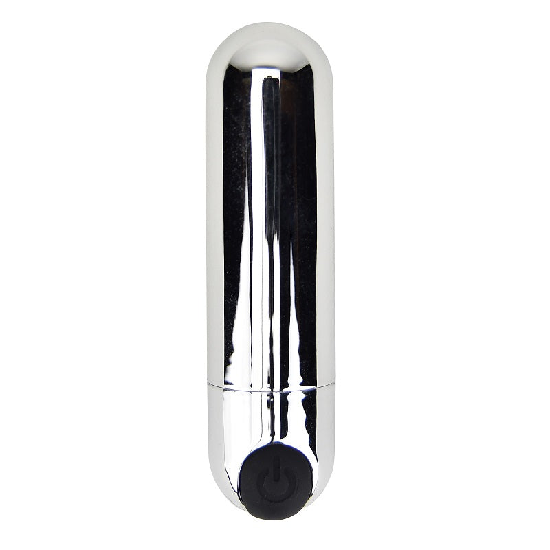 Loving Joy 10 Function Rechargeable Bullet Vibrator Silver Main image