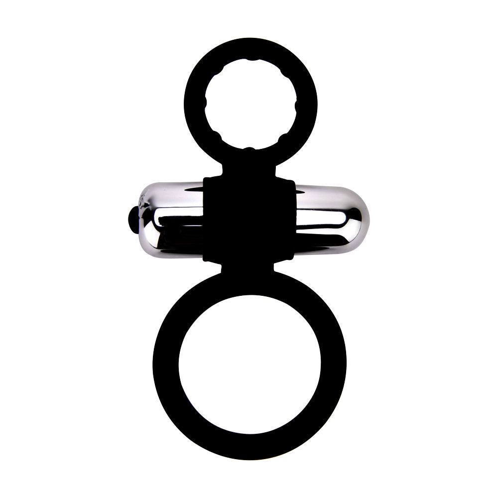 Loving Joy Silicone Vibrating Cock & Ball Ring