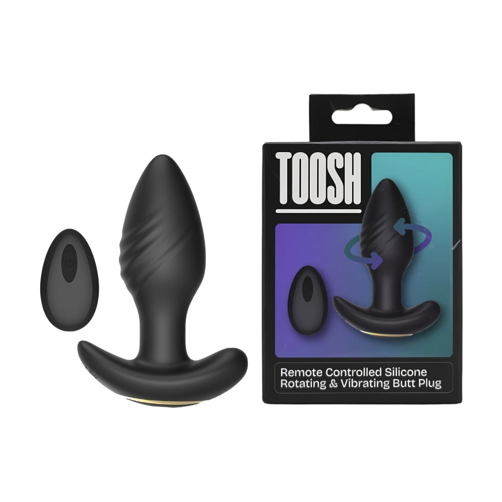TooshToosh Remote Controlled Silicone Rotating & Vibrating Butt Plug Main image