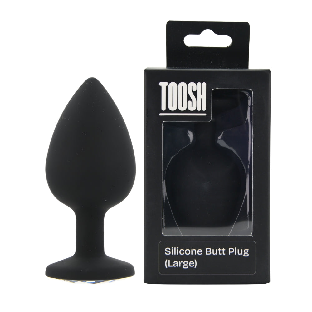 Toosh Black Silicone Butt Plug Main image