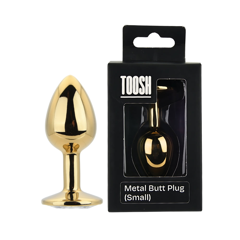 Toosh Gold Metal Butt Plug Small Main image