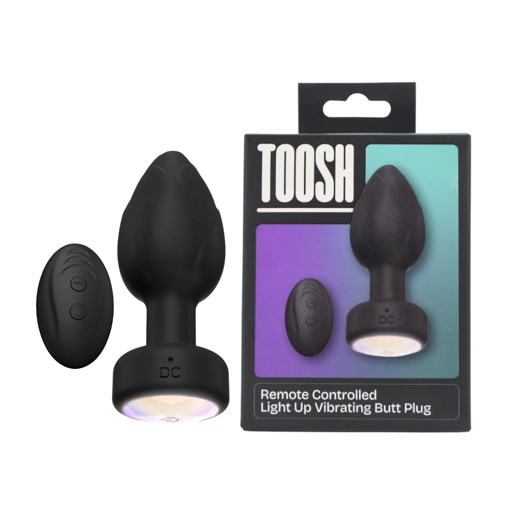 Toosh Remote Controlled Light Up Vibrating Butt Plug Main image