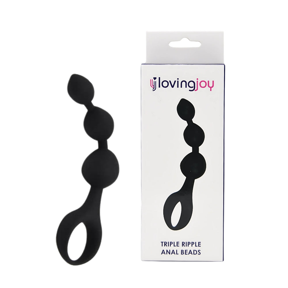 Loving Joy Triple Ripple Anal Beads