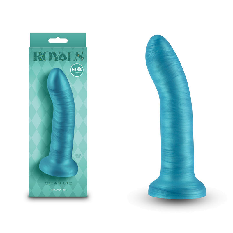 NS Novelties Royals Dong 6 Inch Metallic Blue NS Novelties Main image