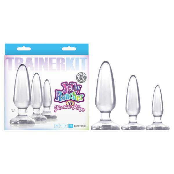 NS Novelties Jelly Rancher Trainer Kit Butt Plugs Set Of 3 Sizes NS Novelties