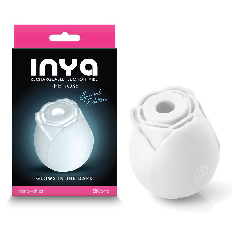 INYA The Rose Glow Glow In The Dark Clitoral Air Pulsation Stimulator Secondary image