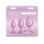 NS Novelties Rear Assets Trainer Kit Metallic Butt Plugs Set Of 3 Sizes NS Novelties