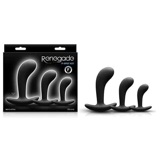 NS Novelties Renegade P Spot Kit Anal Plugs Set Of 3 Sizes NS Novelties