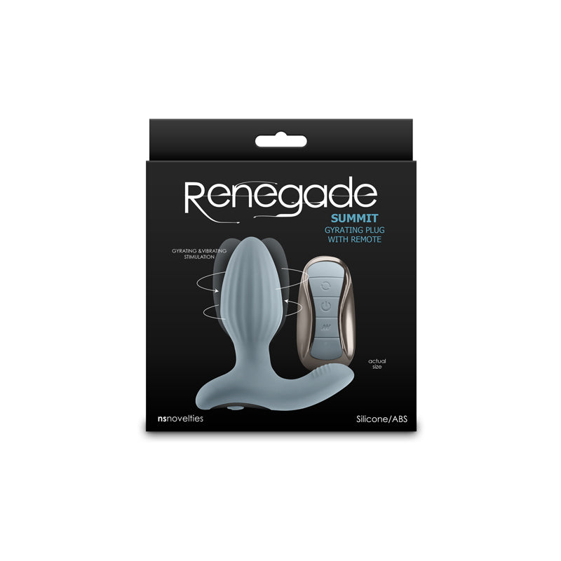 NS Novelties Renegade Summit USB Rechargeable Vibrating Butt Plug With Remote NS Novelties