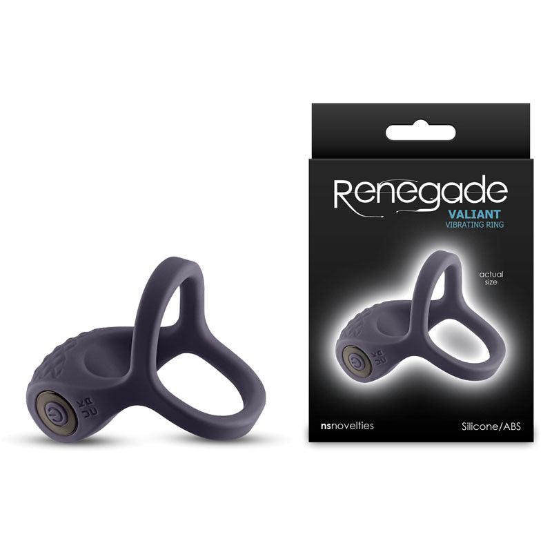 NS Novelties Renegade Valiant USB Rechargeable Cock Ring Grey NS Novelties Main image