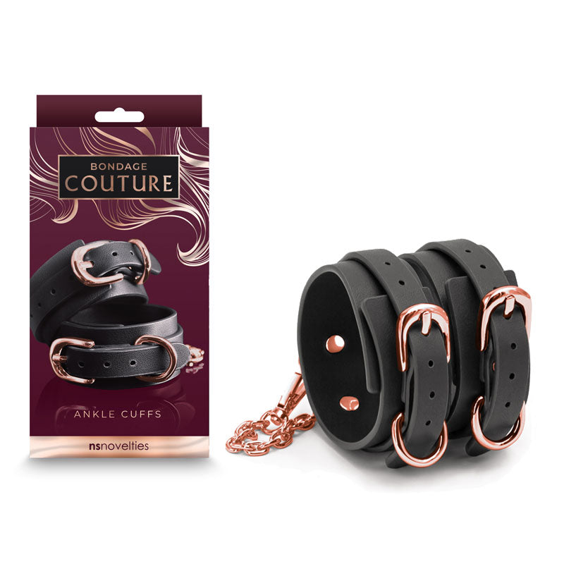 Bondage Couture Ankle Cuffs Restraints NS Novelties Main image