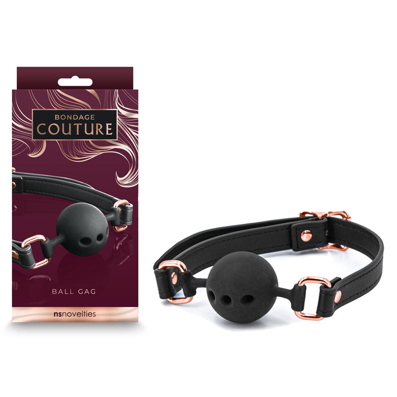 NS Novelties Bondage Couture Ball Gag Mouth Restraint NS Novelties