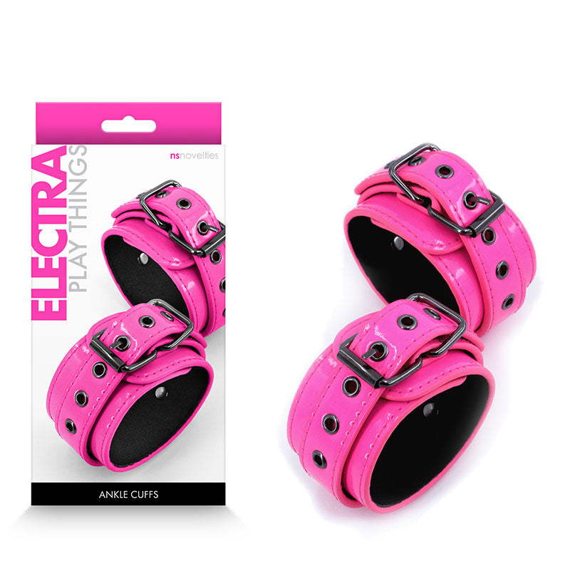Electra Ankle Cuffs Restraints Pink NS Novelties Main image