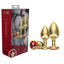 Shots Toys OUCH! Milan Collection Metal Anal Plug Set With Gem Bases Set Of 3 Sizes Shots Toys