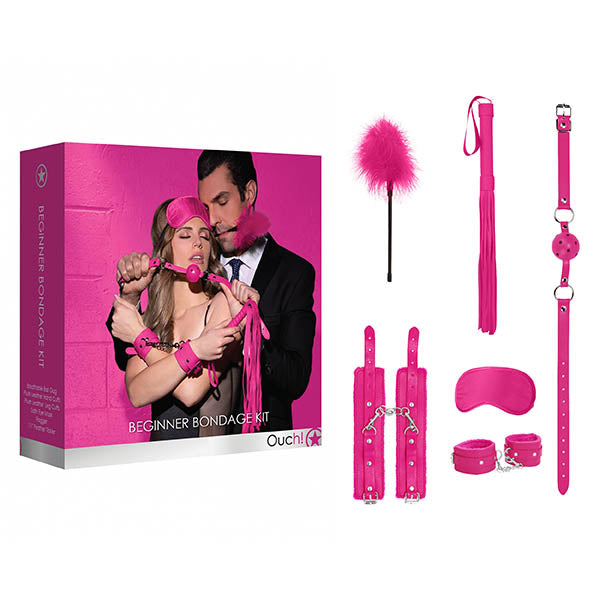 Ouch! Beginners Bondage Kit 5 Piece Set Shots Toys