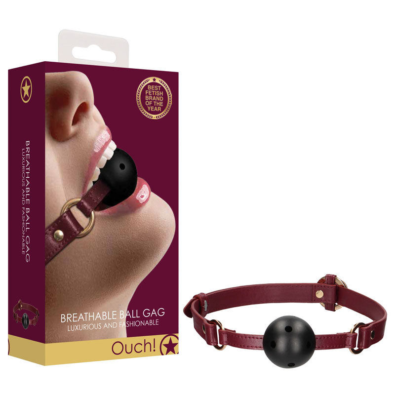 Shots Toys OUCH! Halo Breathable Ball Gag Mouth Restraint Shots Toys