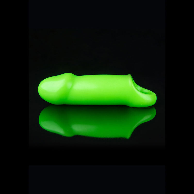 Shots Toys OUCH! Glow In The Dark Smooth Thick Stretchy Penis Extension Sleeve 15.5cm Shots Toys Main image