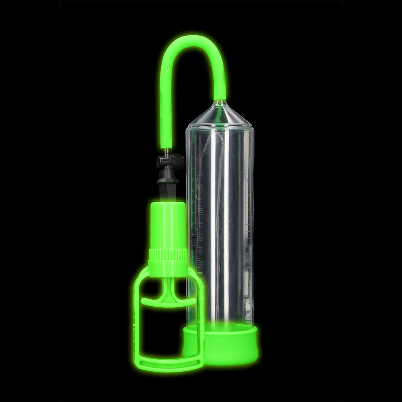 Shots Toys OUCH! Glow In The Dark Comfort Beginner Penis Pump Clear / Glow Shots Toys