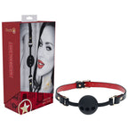 Shots Toys OUCH! Milan Collection Silicone Ball Gag Breathable Mouth Restraint Shots Toys