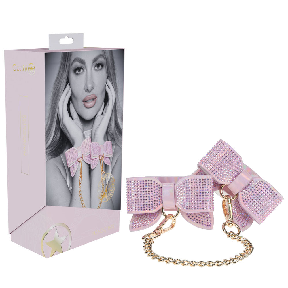 OUCH! Paris Collection Handcuffs Restraints Pink Shots Toys Main image