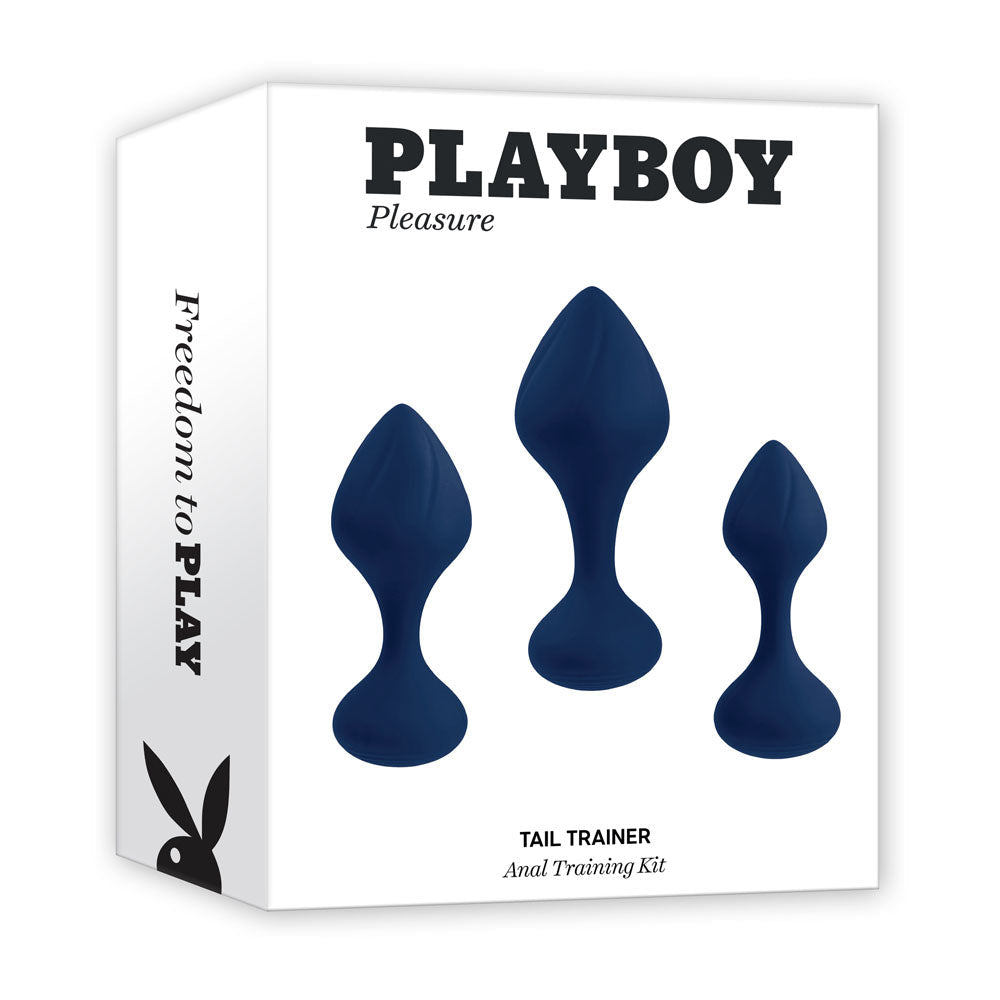 Playboy Pleasure TAIL TRAINER Butt Plugs Set of 3 Sizes Playboy Pleasure Main image