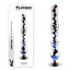 Playboy Pleasure JEWELS WAND Glass Dildo 20.3cm Clear Playboy Pleasure