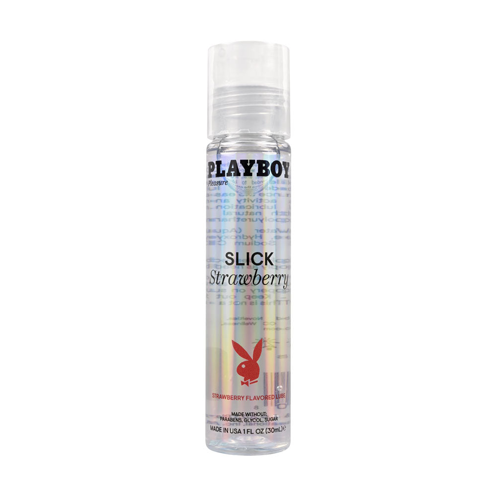 Playboy Pleasure SLICK STRAWBERRY Flavoured Water Based Lubricant Playboy Pleasure Main image