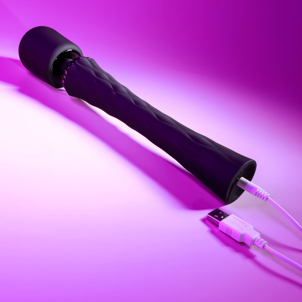 Playboy Pleasure ROYAL USB Rechargeable Massage Wand 29.2cm Playboy Pleasure