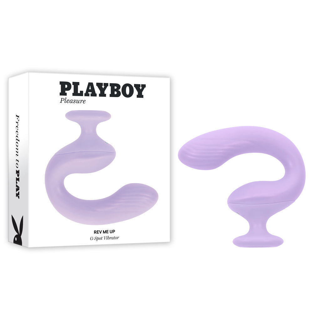 Playboy Pleasure REV ME UP USB Rechargeable Dual Motor Curved Vibrator Playboy Pleasure Main image