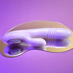 Playboy Pleasure BUMPING BUNNY USB Rechargeable Thrusting & Warming Rabbit Vibrator 22.9cm Playboy Pleasure