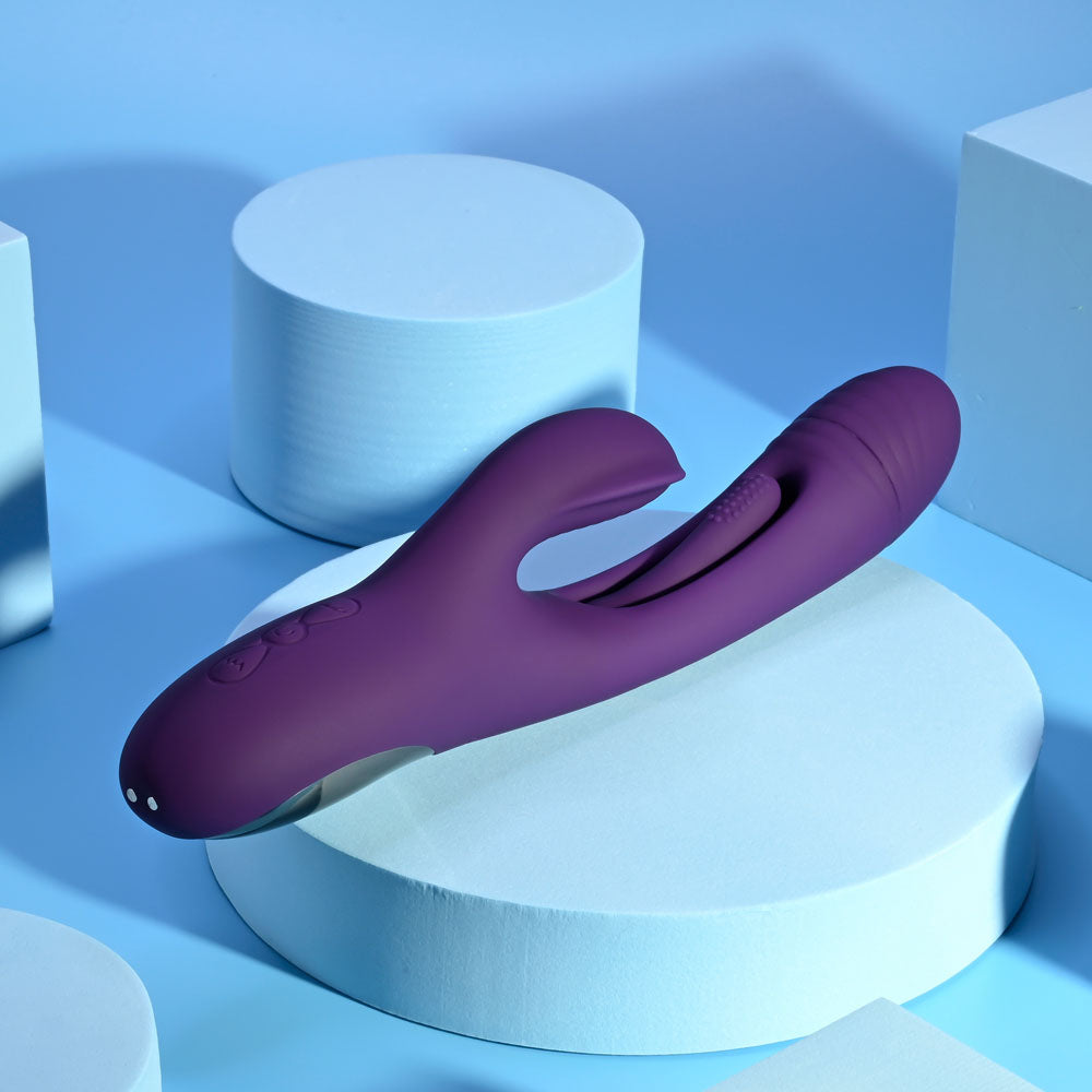 Playboy Pleasure THE THRILL USB Rechargeable Rabbit Vibrator 24.4cm Playboy Pleasure
