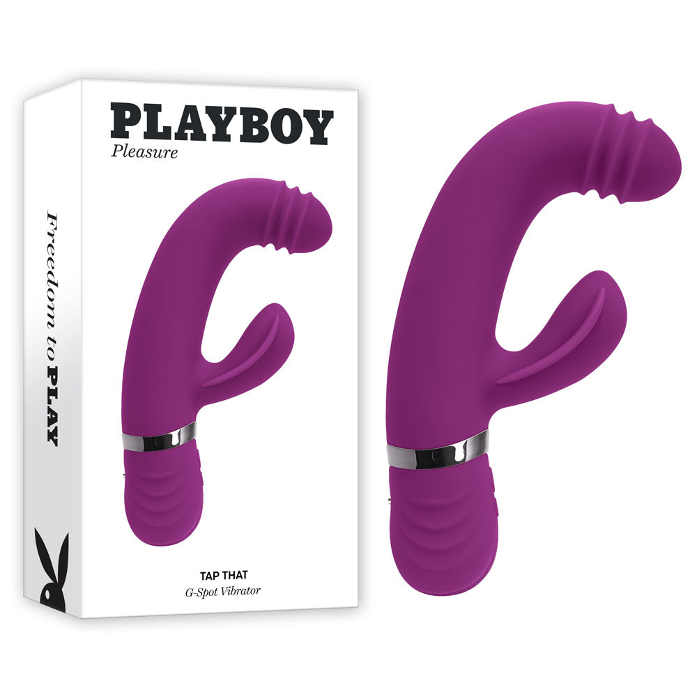 Playboy Pleasure TAP THAT USB Rechargebale Rabbit Vibrator 16.5cm Playboy Pleasure Main image