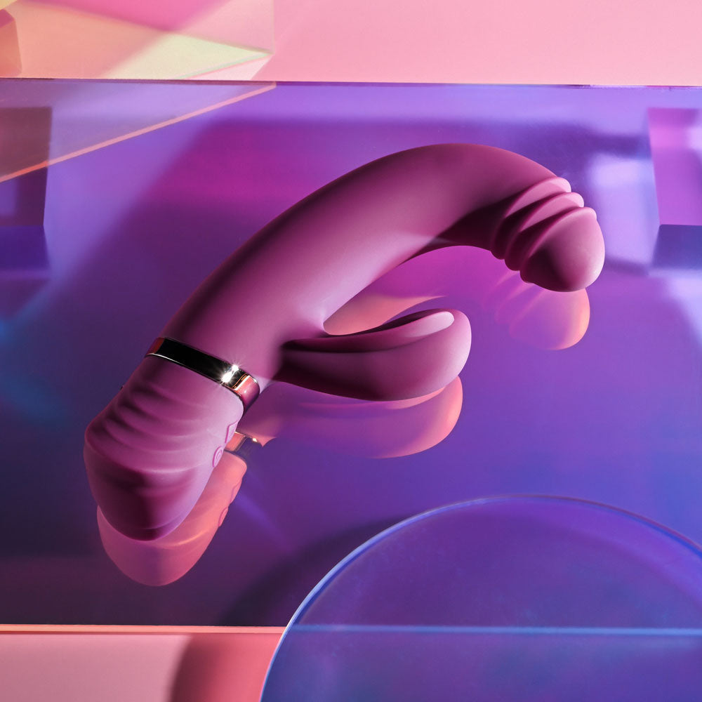 Playboy Pleasure TAP THAT USB Rechargebale Rabbit Vibrator 16.5cm Playboy Pleasure