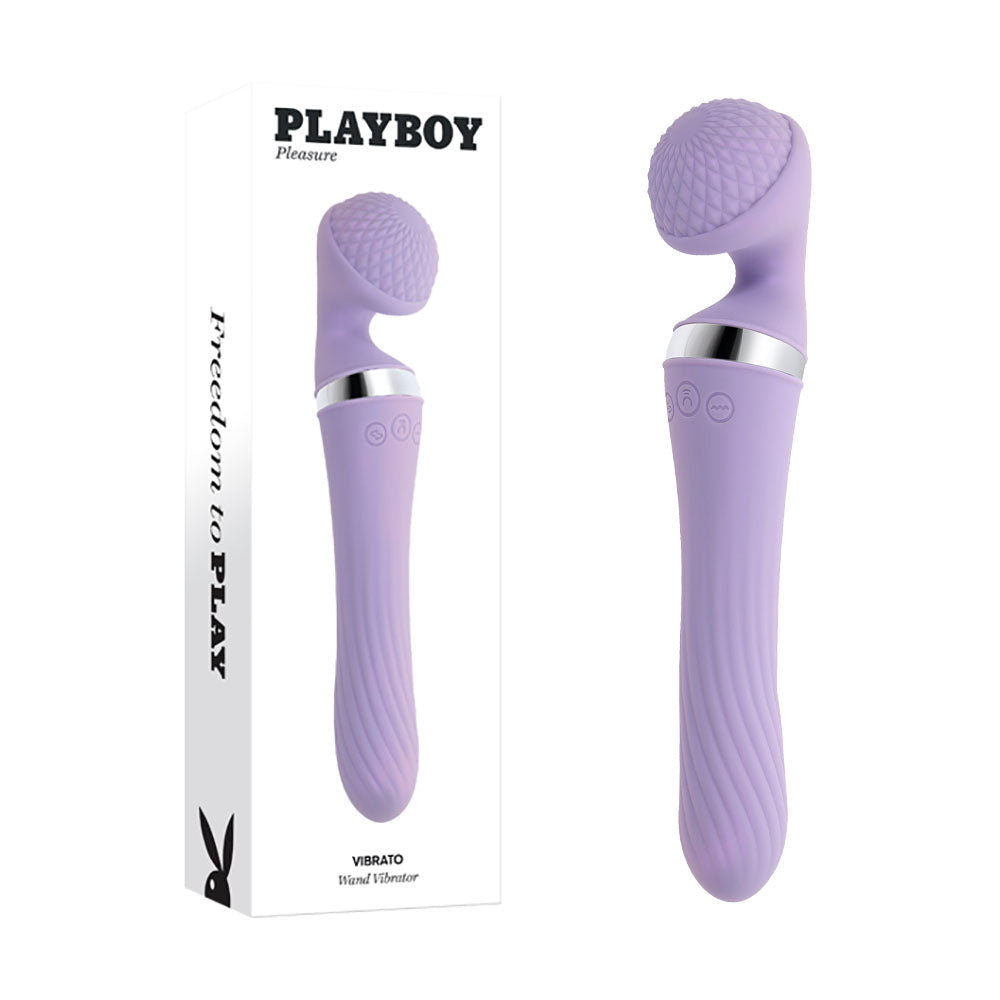 Playboy Pleasure VIBRATO USB Rechargeable Massage Wand 24cm Playboy Pleasure Main image
