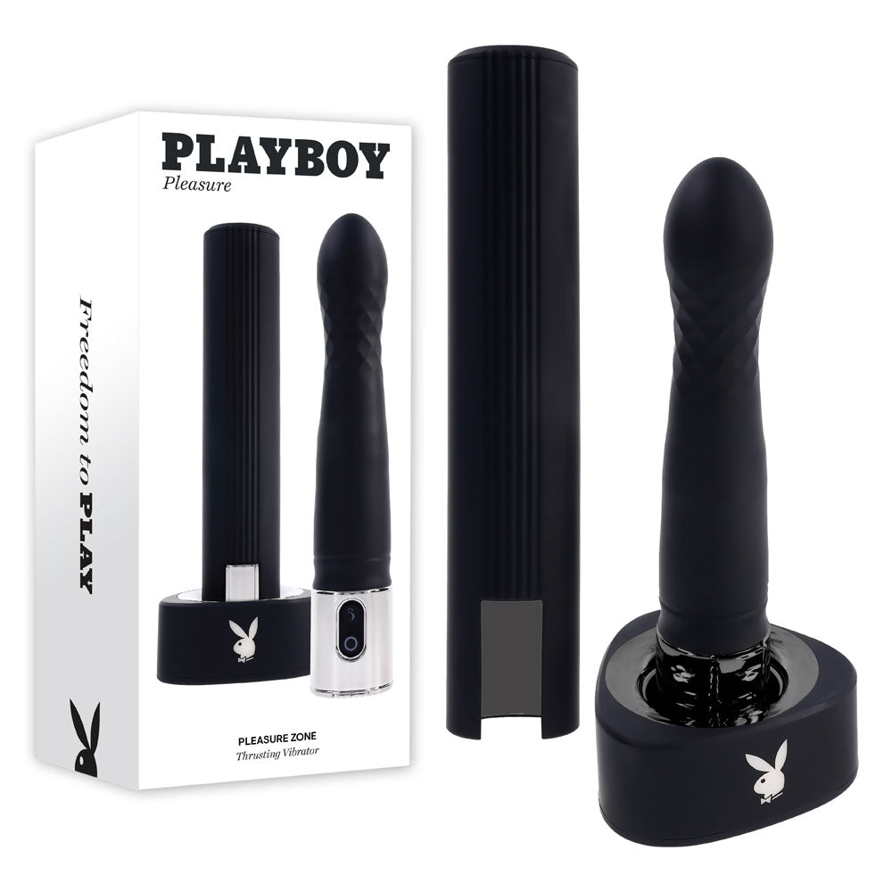 Playboy Pleasure PLEASURE ZONE Rechargeable Vibrator With USB Charging Dock Playboy Pleasure Main image