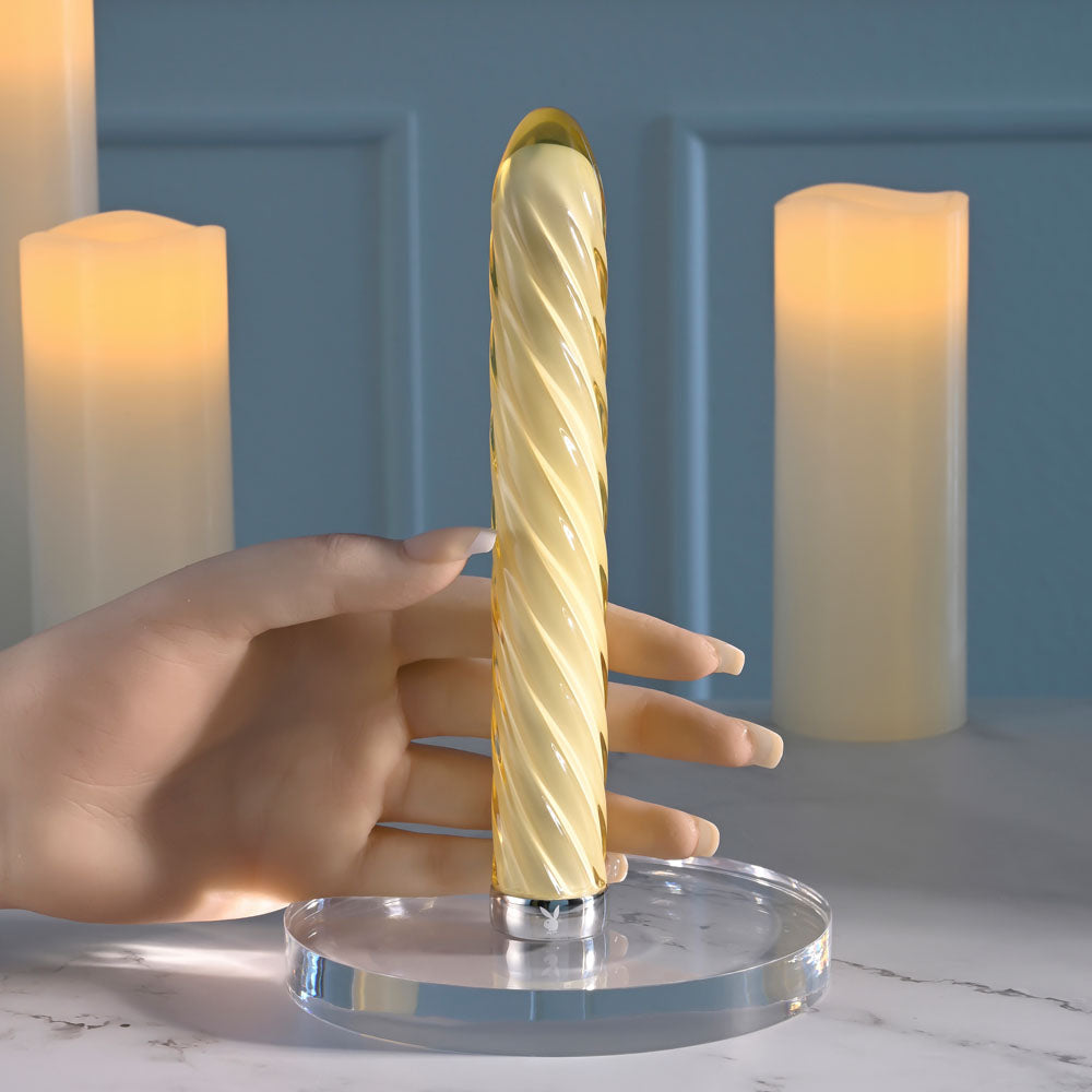 Playboy Pleasure TWIST OF FATE USB Rechargeable Vibrator Playboy Pleasure