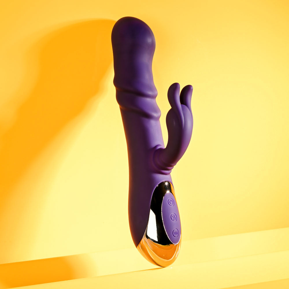 Playboy Pleasure BUNNY PUNCH USB Rechargeable Twirling Rabbit Vibrator Playboy Pleasure