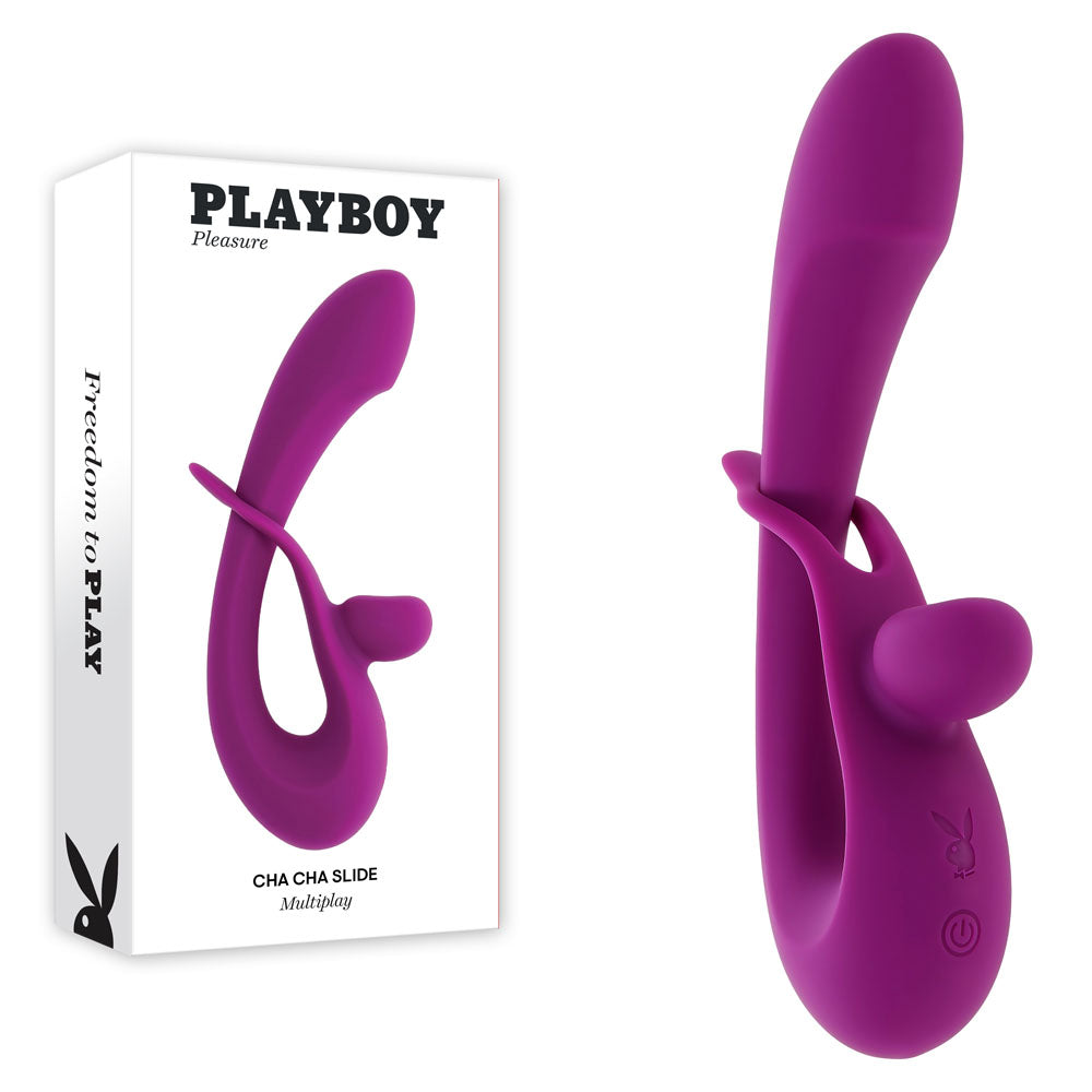 Playboy Pleasure CHA CHA SLIDE USB Rechargeable Rabbit Vibrator Playboy Pleasure Main image