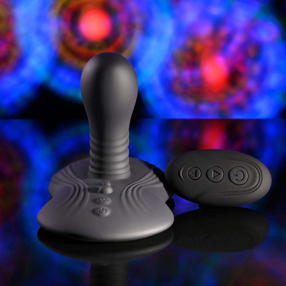 Playboy Pleasure SITTIN & SPINNIN USB Rechargeable Spinning Vibrator & Grinder Pad With Remote Playboy Pleasure