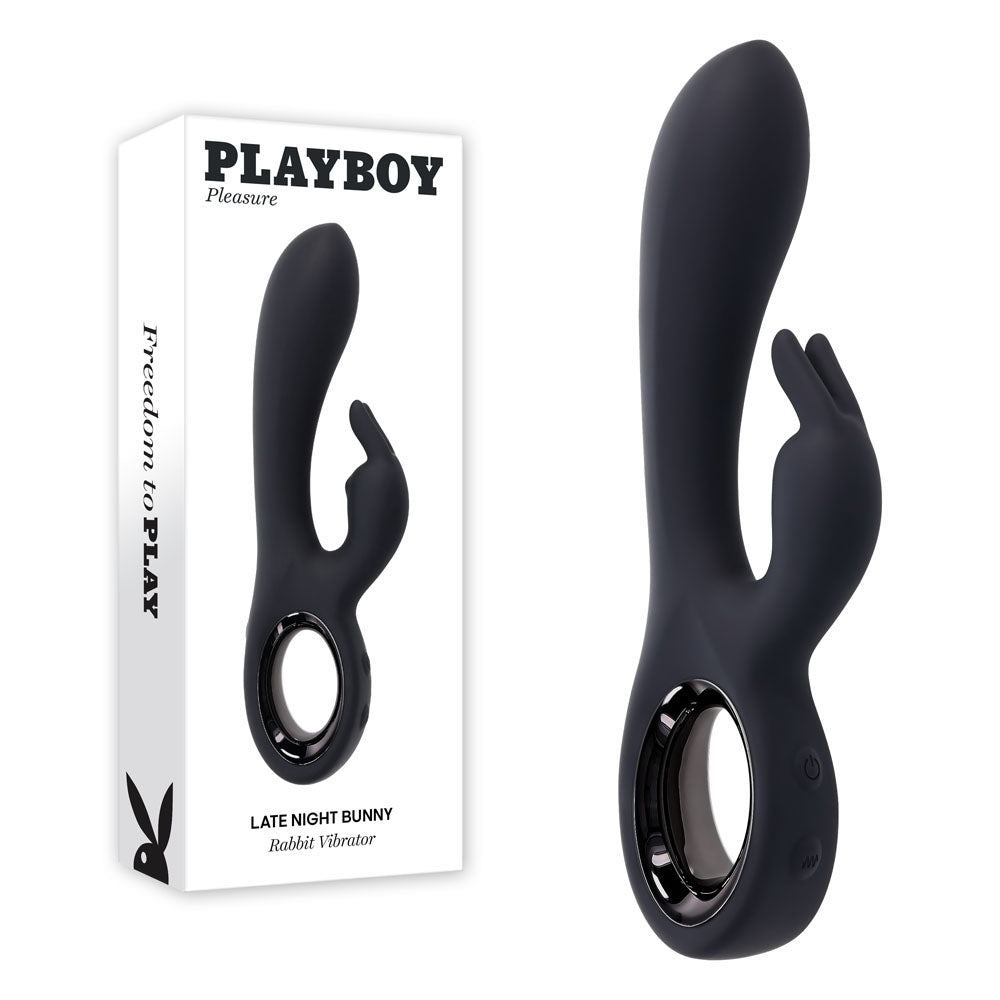 Playboy Pleasure LATE NIGHT BUNNY USB Rechargeable Rabbit Vibrator Playboy Pleasure Main image