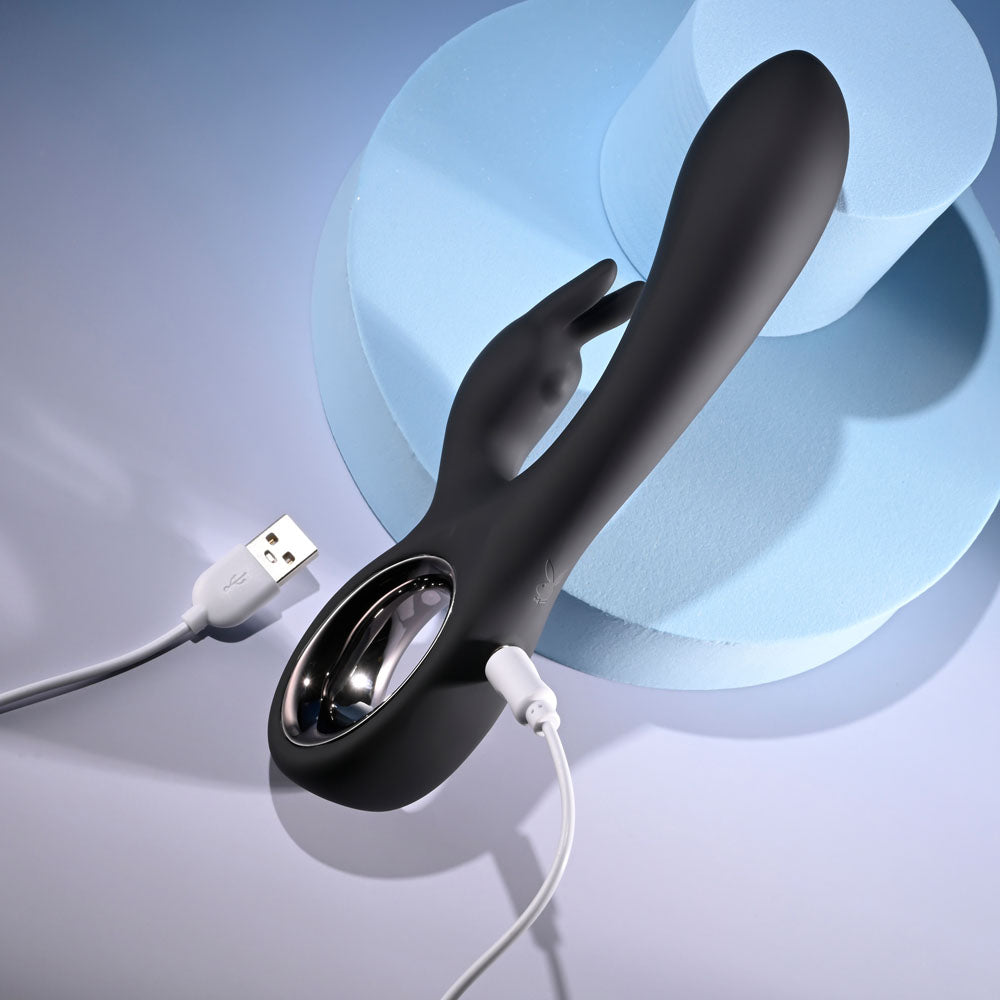 Playboy Pleasure LATE NIGHT BUNNY USB Rechargeable Rabbit Vibrator Playboy Pleasure